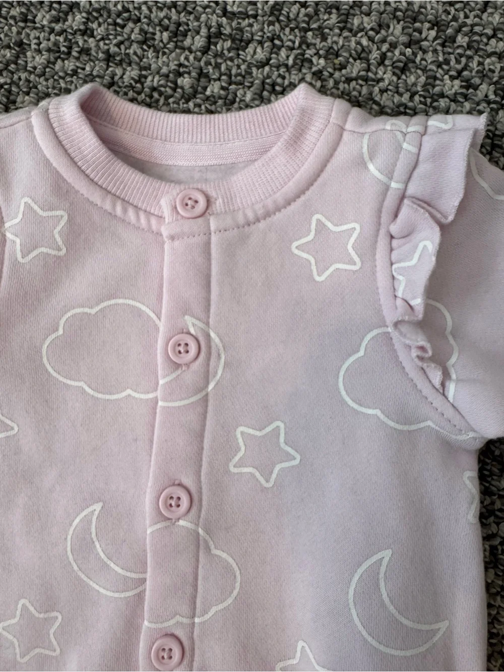 Baby Pink Footless Sweatsuit (NWOT)